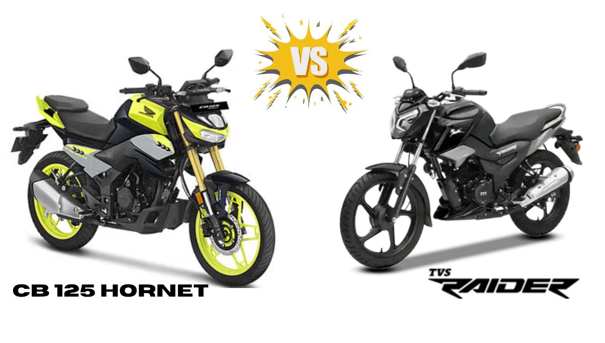Honda CB125 Hornet Vs TVS Raider 125