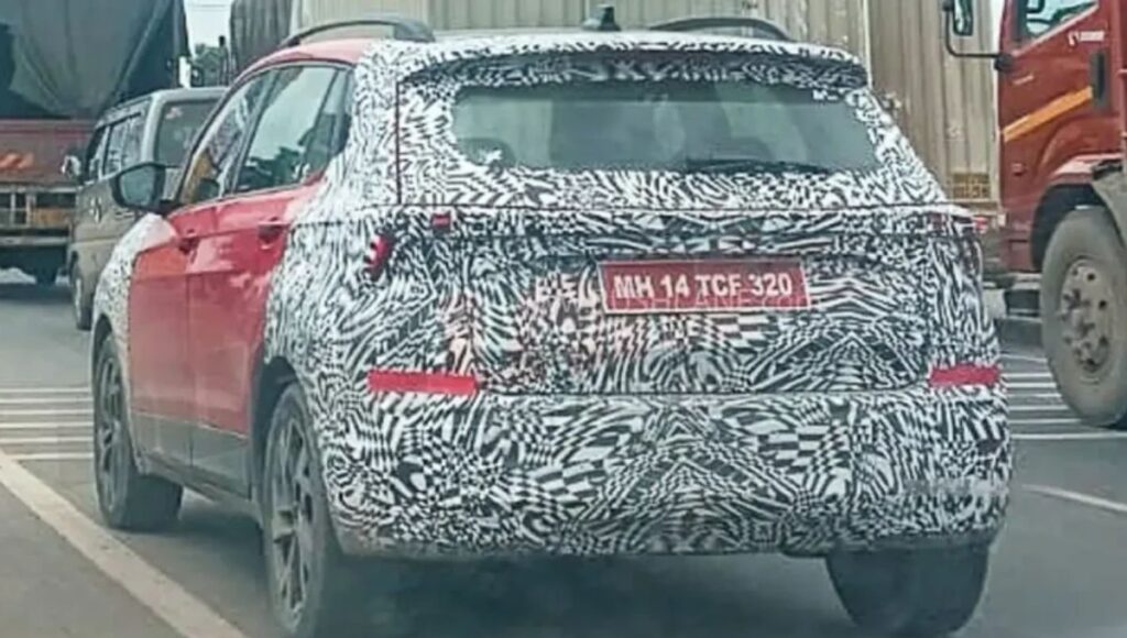 Skoda Kushaq Facelift Spied Testing