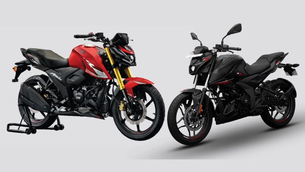 TVS Apache RTR 160 4V TFT vs Bajaj Pulsar N160